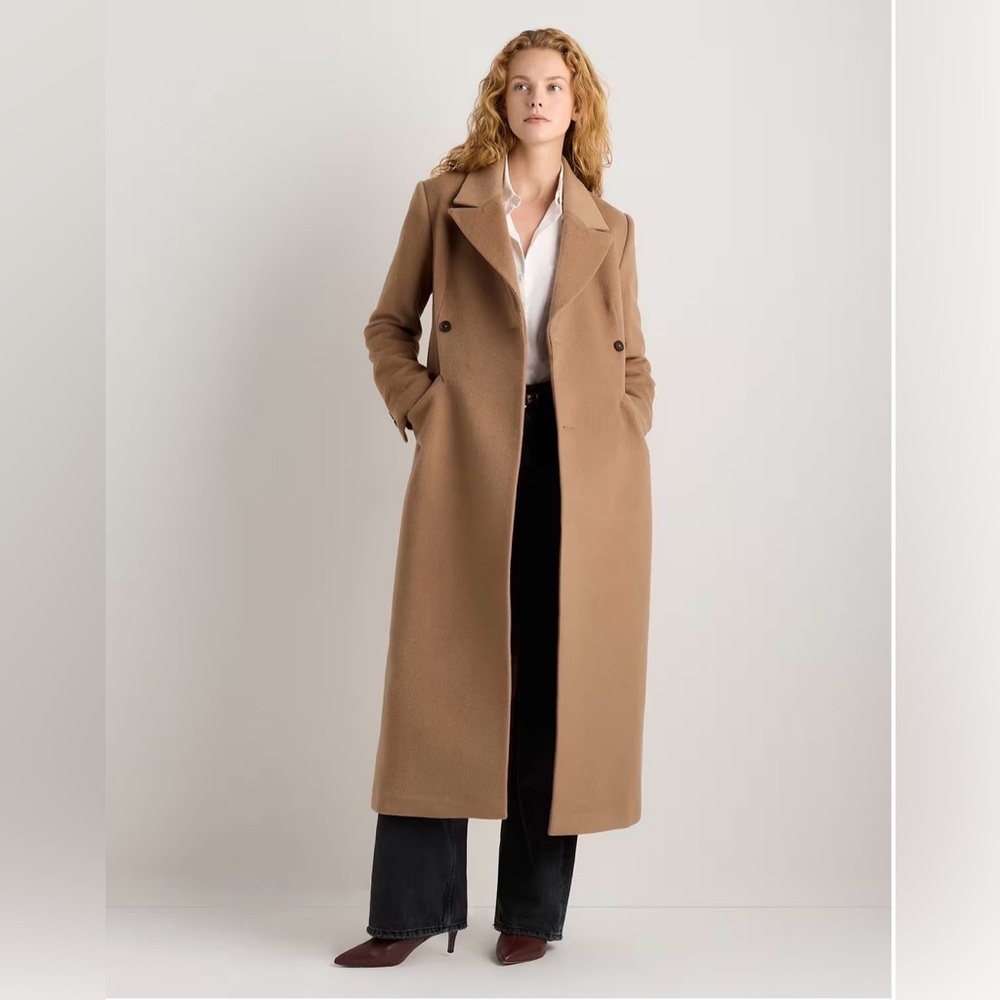 Quince Wool Cashmere Tailored Long Coat - Picture 9 of 16